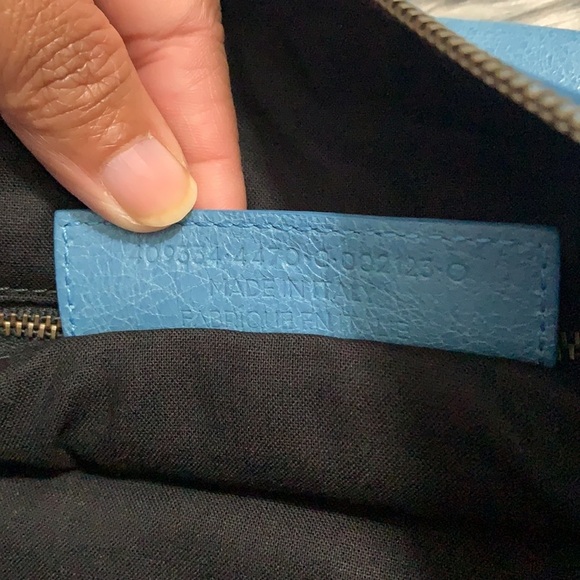 Balenciaga Blue Twiggy Shoulder Bag - Picture 13 of 16